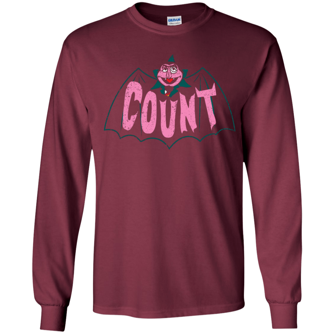 T-Shirts Maroon / YS Count Youth Long Sleeve T-Shirt