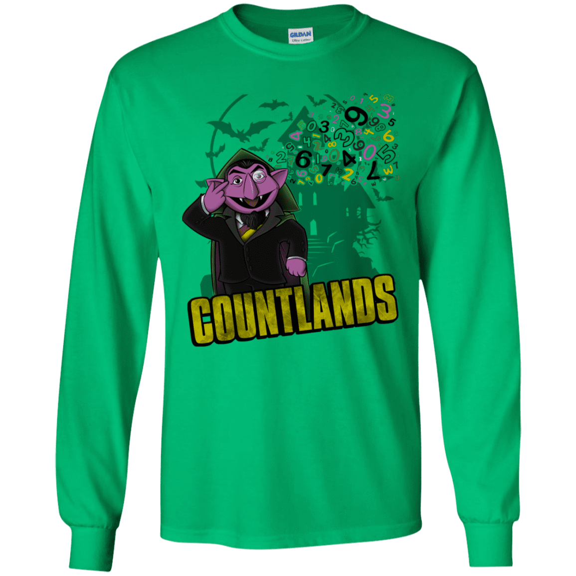 T-Shirts Irish Green / S COUNTLANDS Men's Long Sleeve T-Shirt