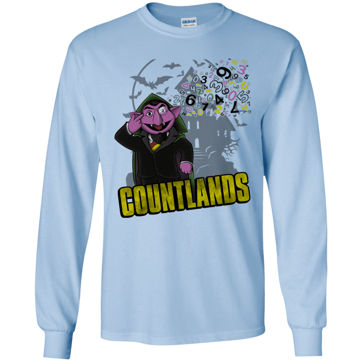 T-Shirts Light Blue / S COUNTLANDS Men's Long Sleeve T-Shirt