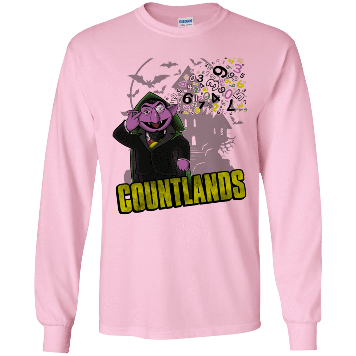 T-Shirts Light Pink / S COUNTLANDS Men's Long Sleeve T-Shirt