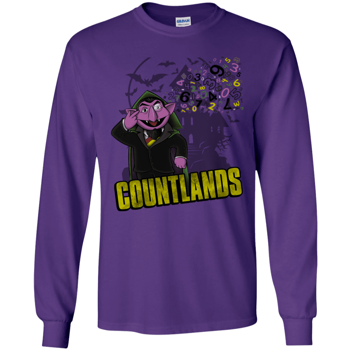 T-Shirts Purple / S COUNTLANDS Men's Long Sleeve T-Shirt