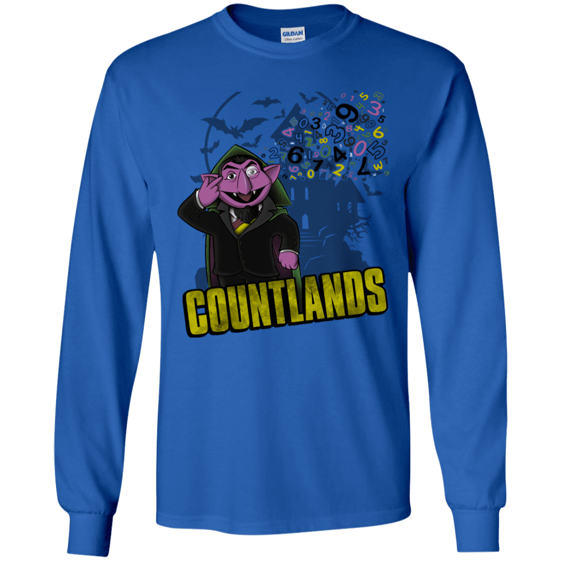T-Shirts Royal / S COUNTLANDS Men's Long Sleeve T-Shirt