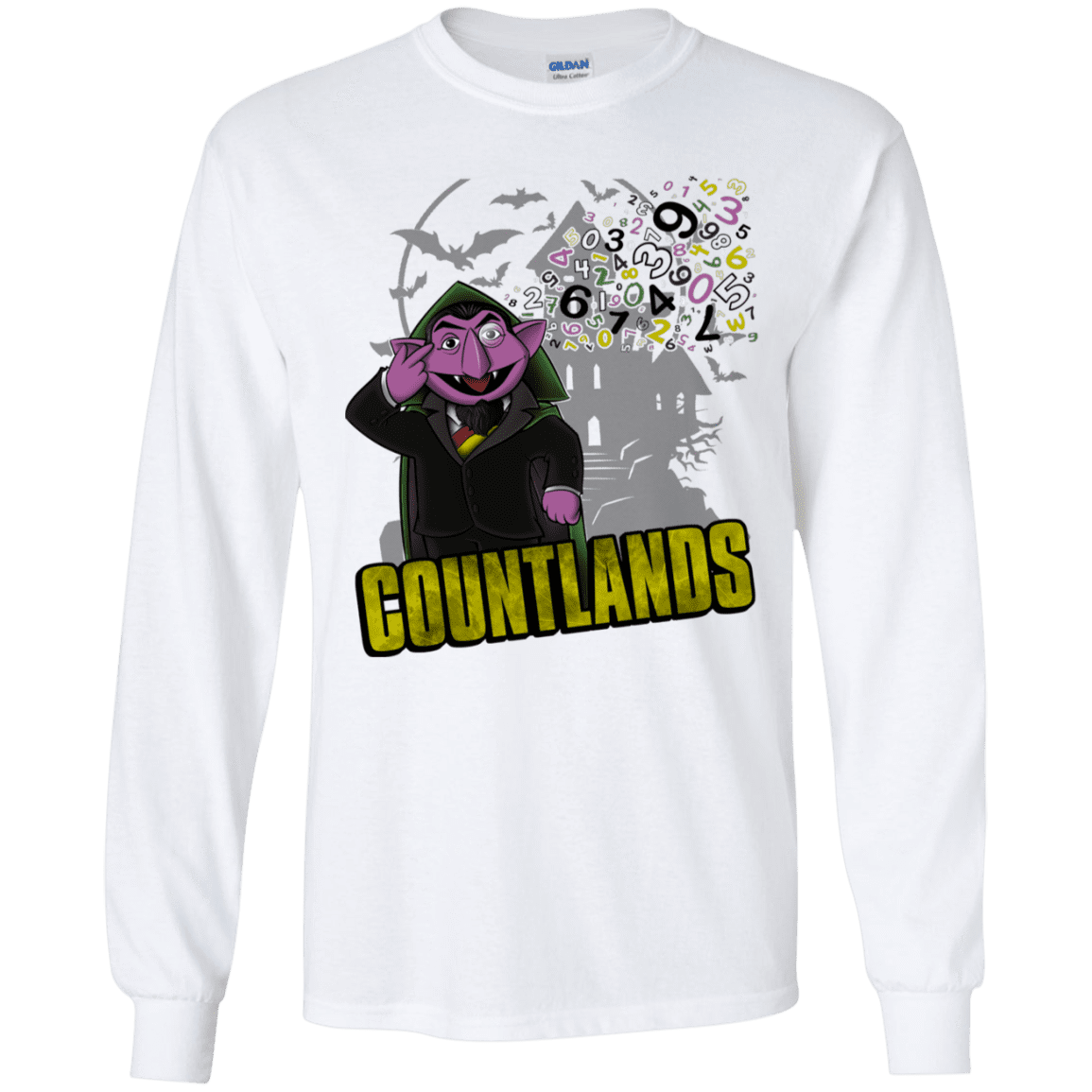 T-Shirts White / S COUNTLANDS Men's Long Sleeve T-Shirt