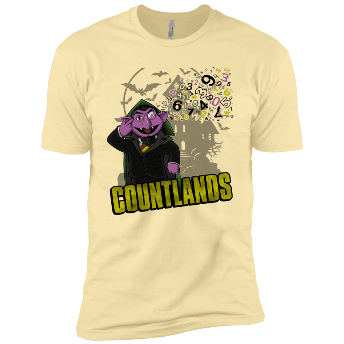 T-Shirts Banana Cream / X-Small COUNTLANDS Men's Premium T-Shirt