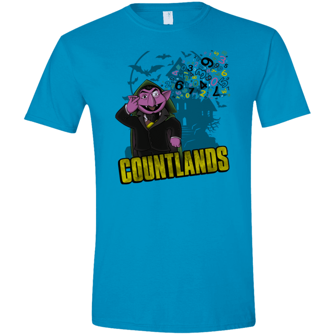 T-Shirts Sapphire / S COUNTLANDS Men's Semi-Fitted Softstyle