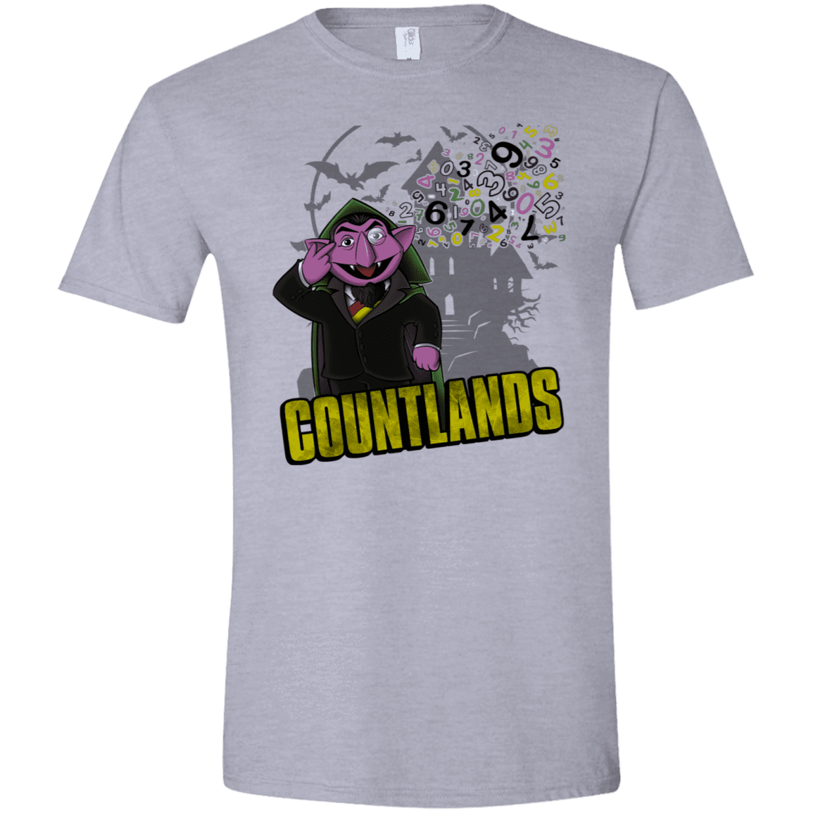 T-Shirts Sport Grey / X-Small COUNTLANDS Men's Semi-Fitted Softstyle