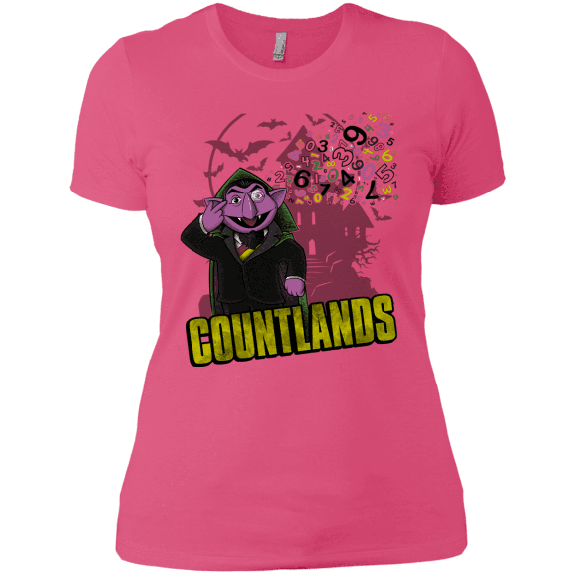 T-Shirts Hot Pink / X-Small COUNTLANDS Women's Premium T-Shirt