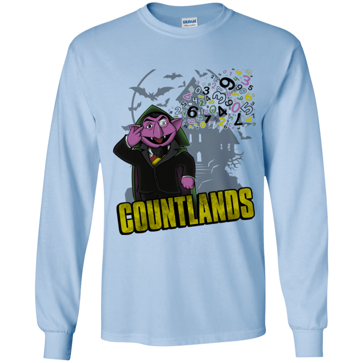 T-Shirts Light Blue / YS COUNTLANDS Youth Long Sleeve T-Shirt