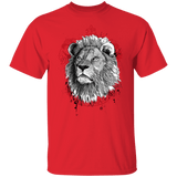 T-Shirts Red / S Courage and Determination sumi-e T-Shirt