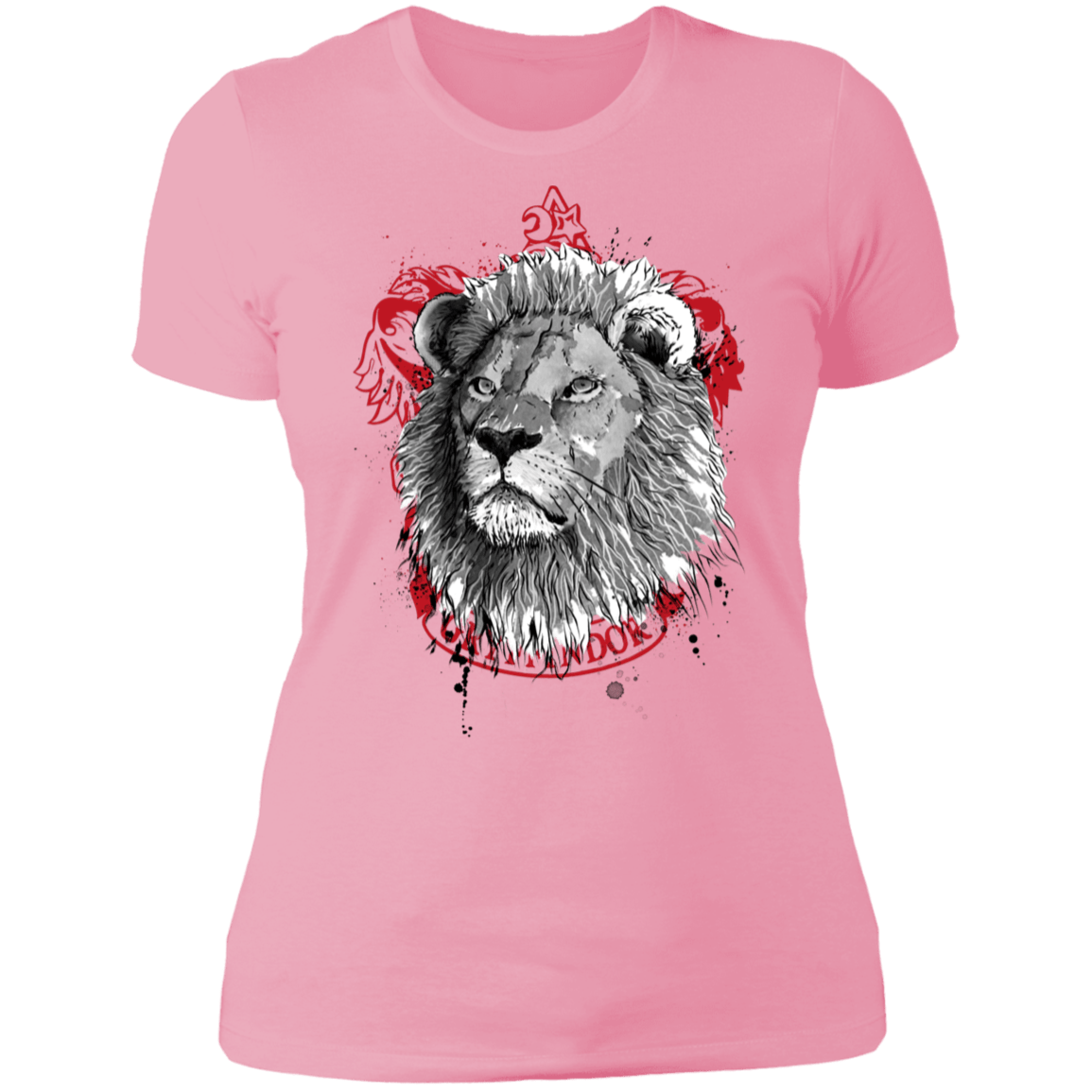 T-Shirts Light Pink / S Courage and Determination sumi-e Women's Premium T-Shirt