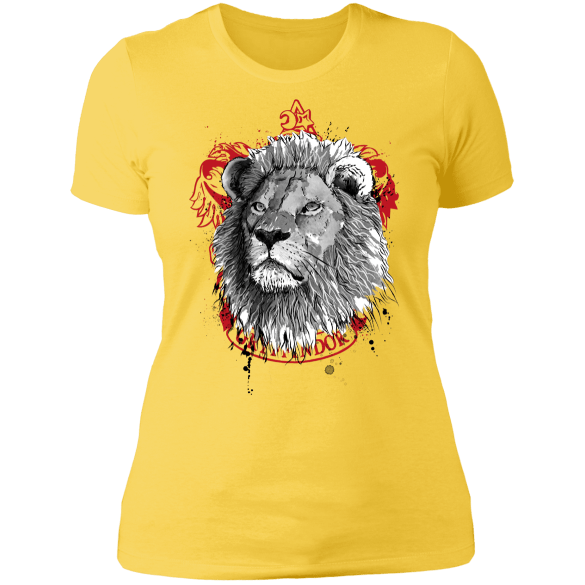 T-Shirts Vibrant Yellow / S Courage and Determination sumi-e Women's Premium T-Shirt