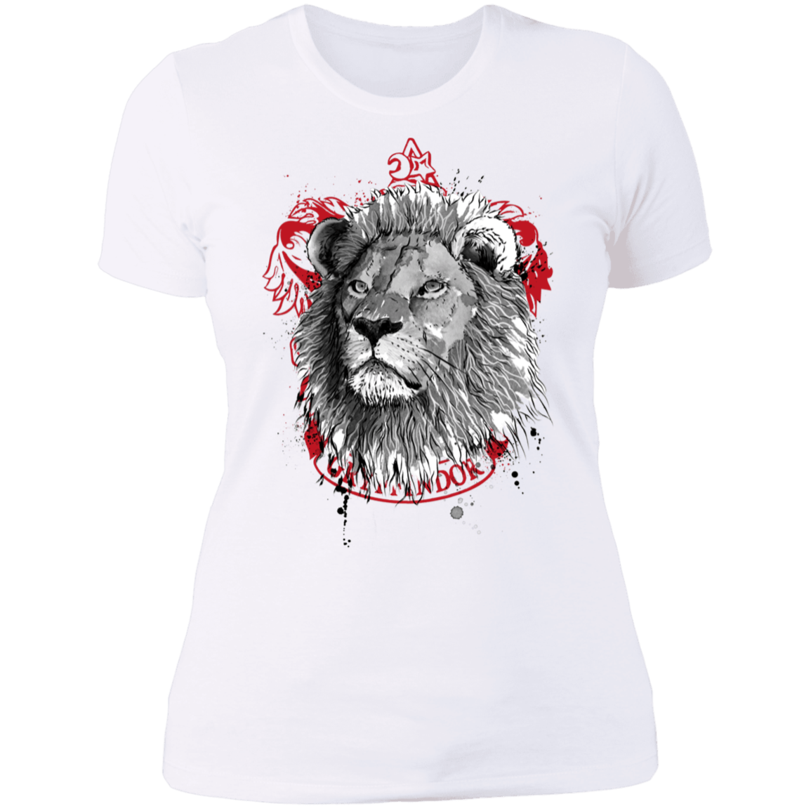 T-Shirts White / S Courage and Determination sumi-e Women's Premium T-Shirt