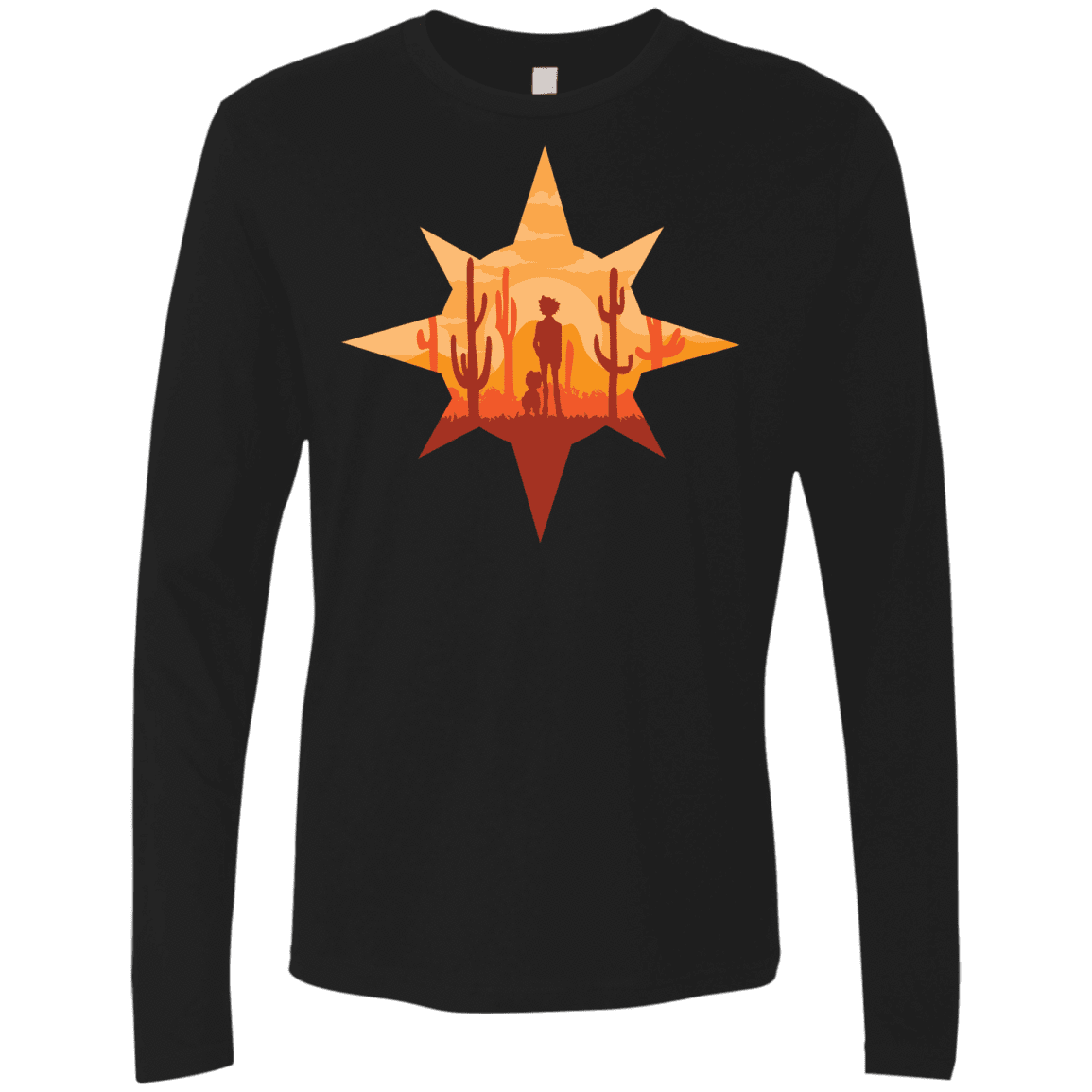 T-Shirts Black / S Courage Men's Premium Long Sleeve