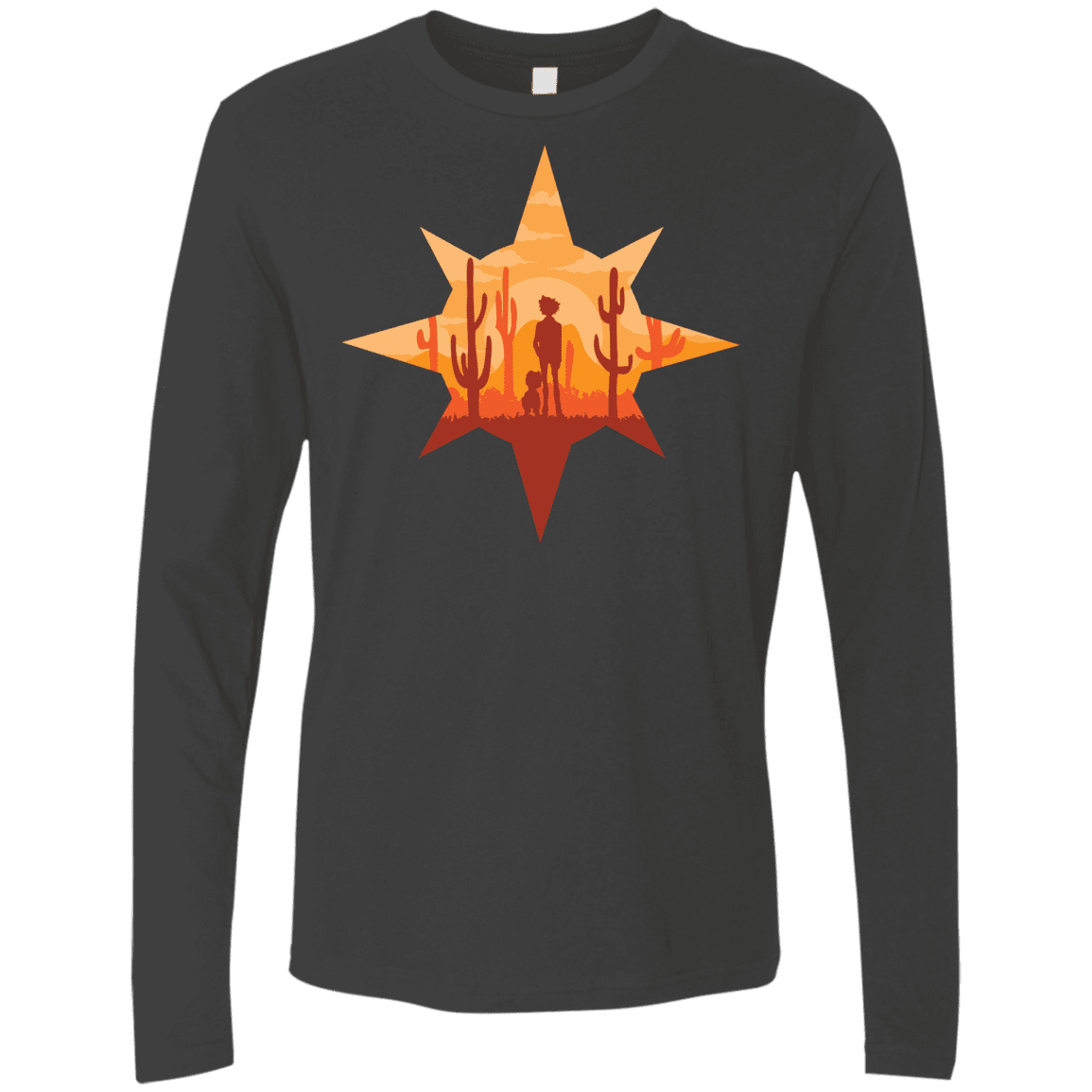 T-Shirts Heavy Metal / S Courage Men's Premium Long Sleeve