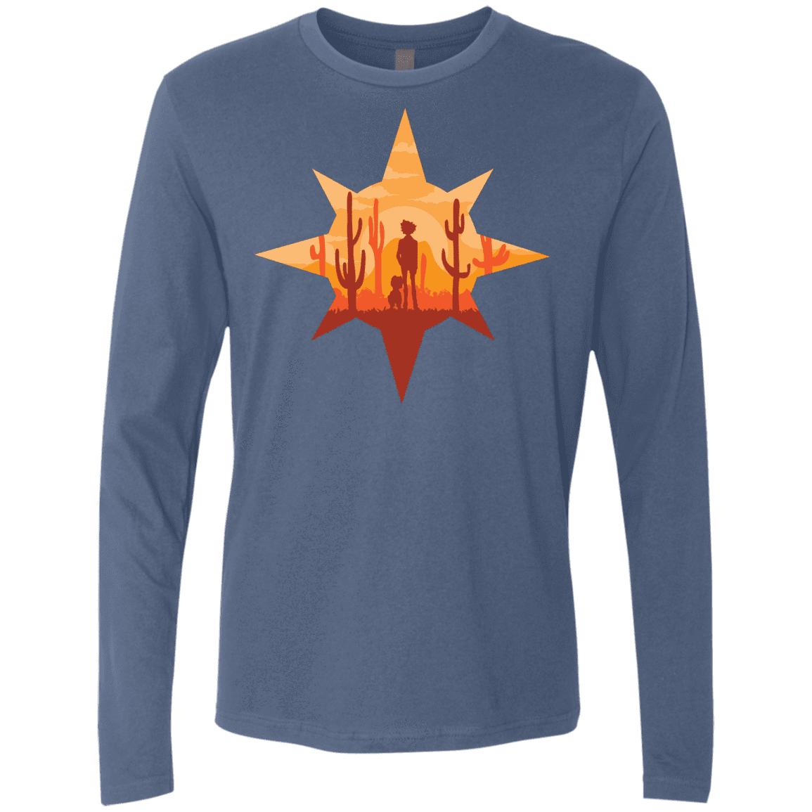 T-Shirts Indigo / S Courage Men's Premium Long Sleeve