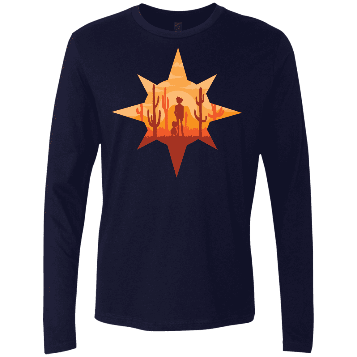 T-Shirts Midnight Navy / S Courage Men's Premium Long Sleeve