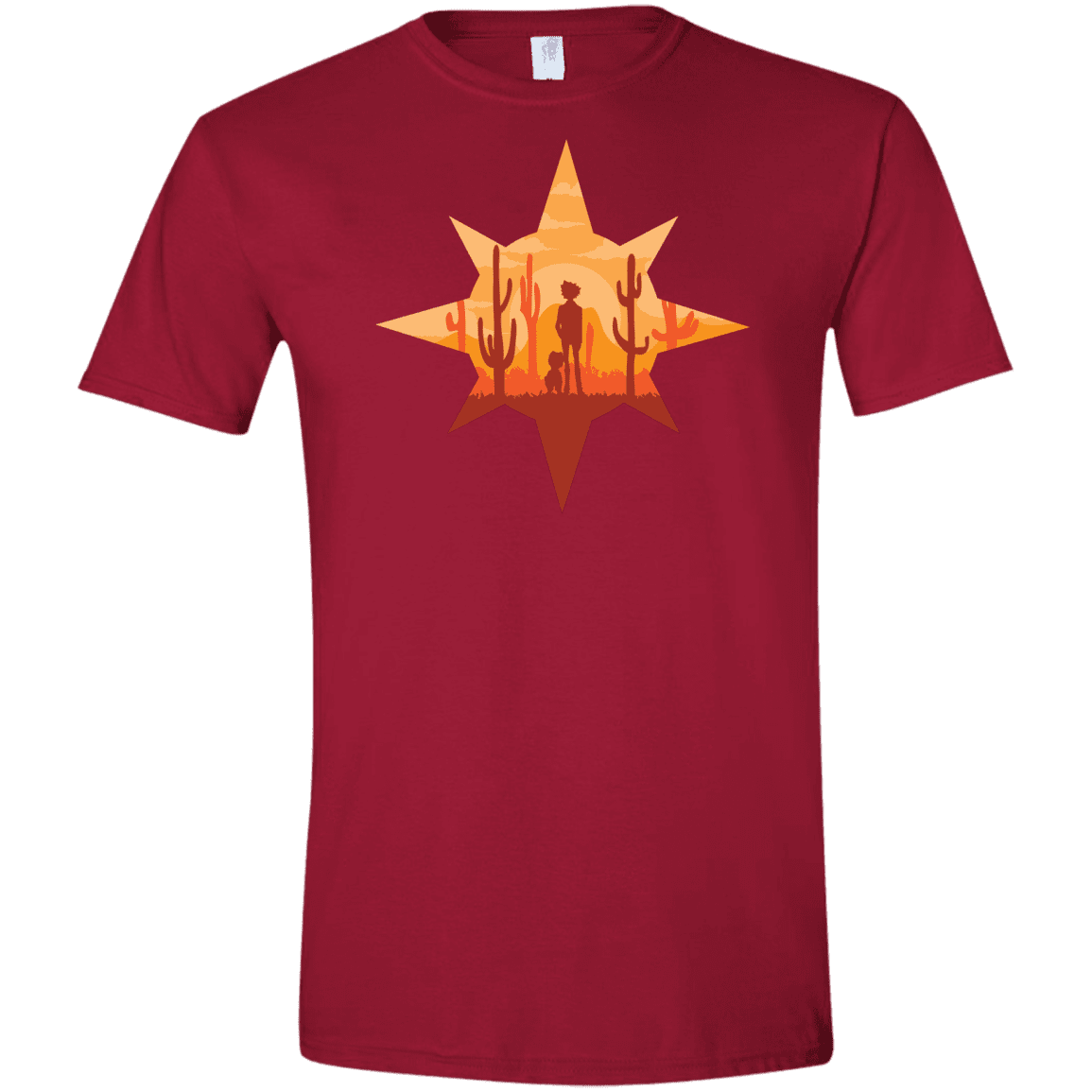 T-Shirts Cardinal Red / S Courage Men's Semi-Fitted Softstyle