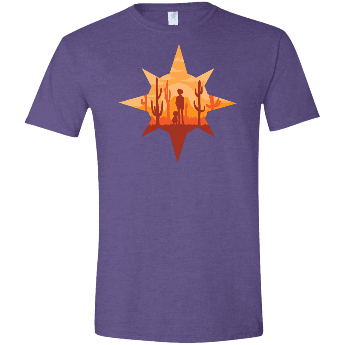 T-Shirts Heather Purple / S Courage Men's Semi-Fitted Softstyle