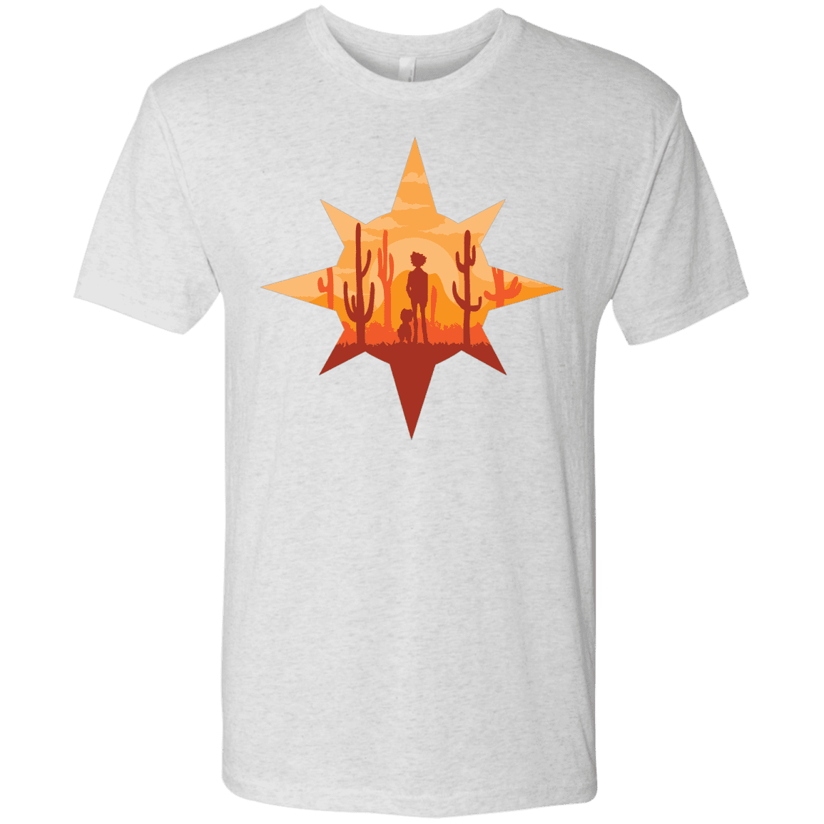 T-Shirts Heather White / S Courage Men's Triblend T-Shirt