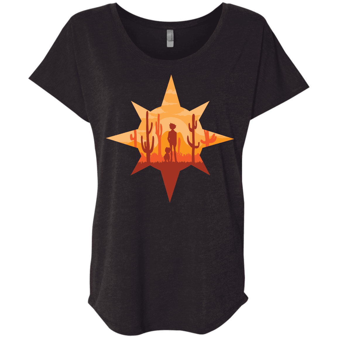 T-Shirts Vintage Black / X-Small Courage Triblend Dolman Sleeve