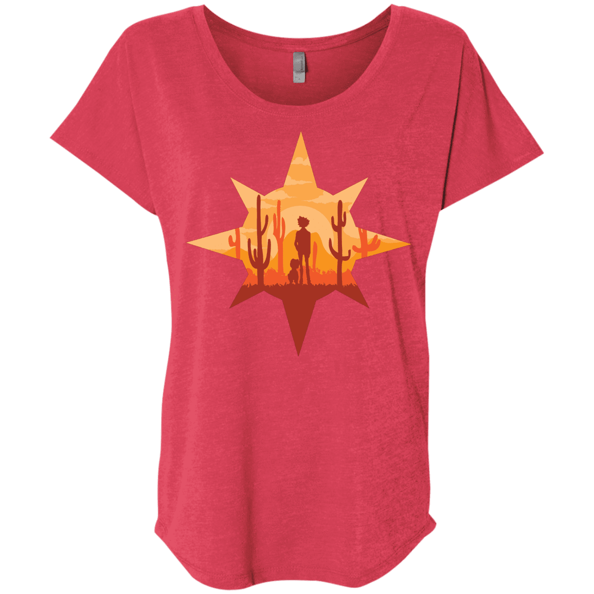 T-Shirts Vintage Red / X-Small Courage Triblend Dolman Sleeve