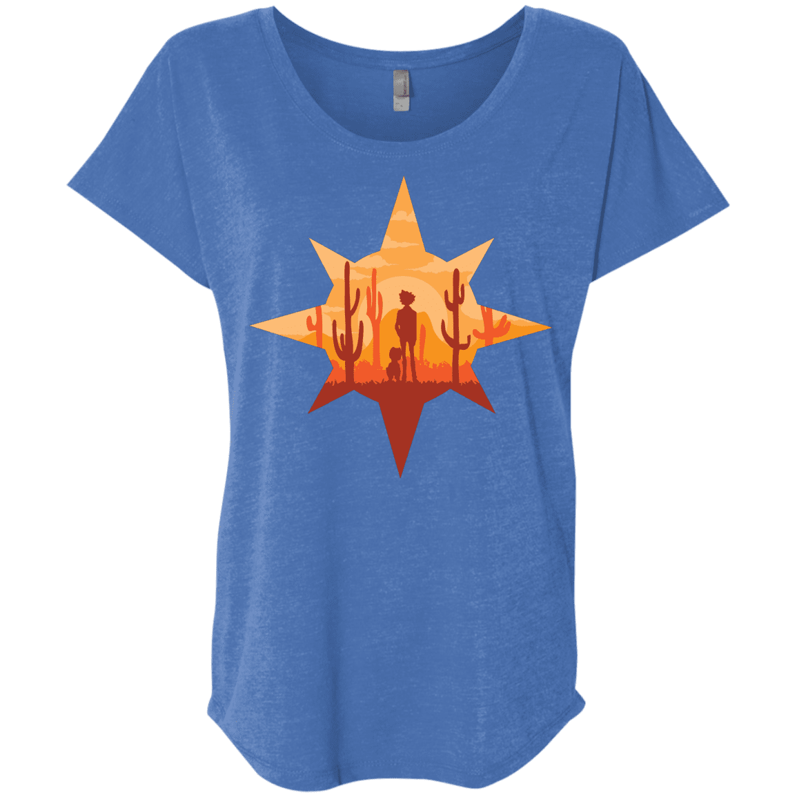 T-Shirts Vintage Royal / X-Small Courage Triblend Dolman Sleeve