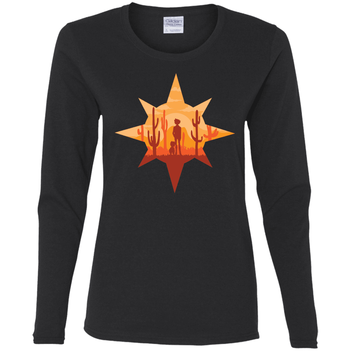 T-Shirts Black / S Courage Women's Long Sleeve T-Shirt