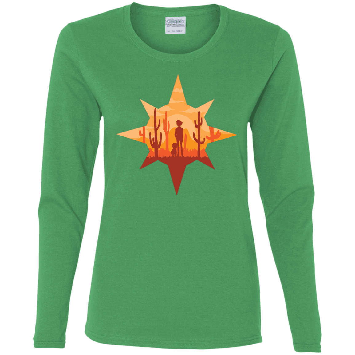 T-Shirts Irish Green / S Courage Women's Long Sleeve T-Shirt