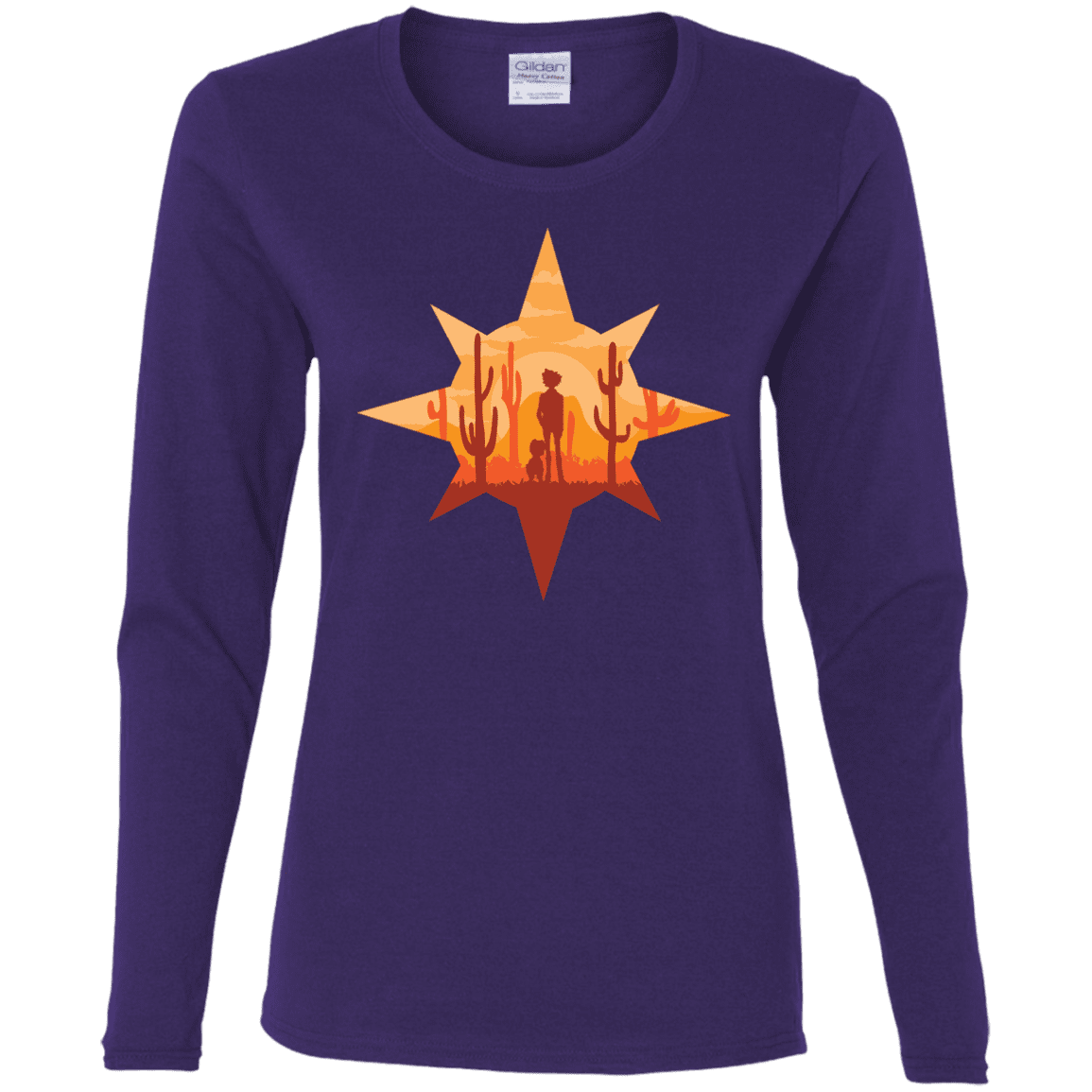 T-Shirts Purple / S Courage Women's Long Sleeve T-Shirt