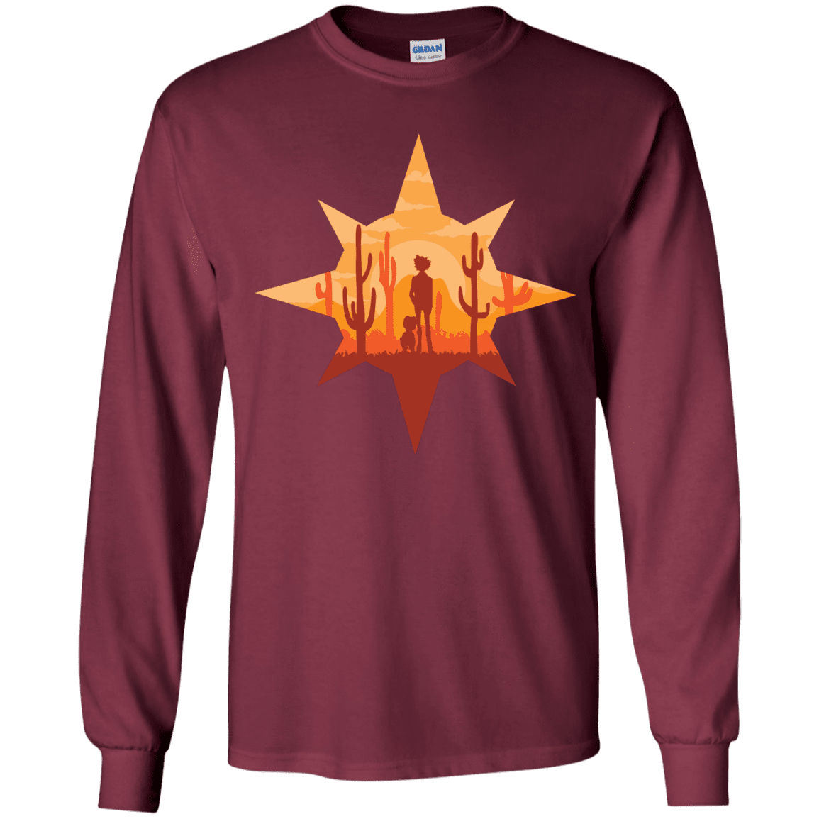 T-Shirts Maroon / YS Courage Youth Long Sleeve T-Shirt