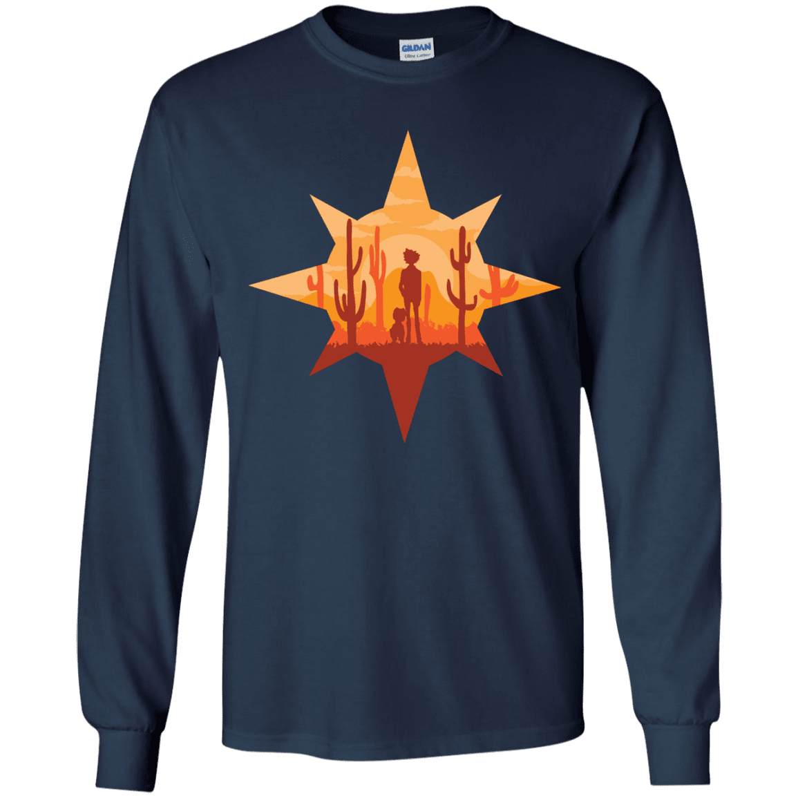 T-Shirts Navy / YS Courage Youth Long Sleeve T-Shirt