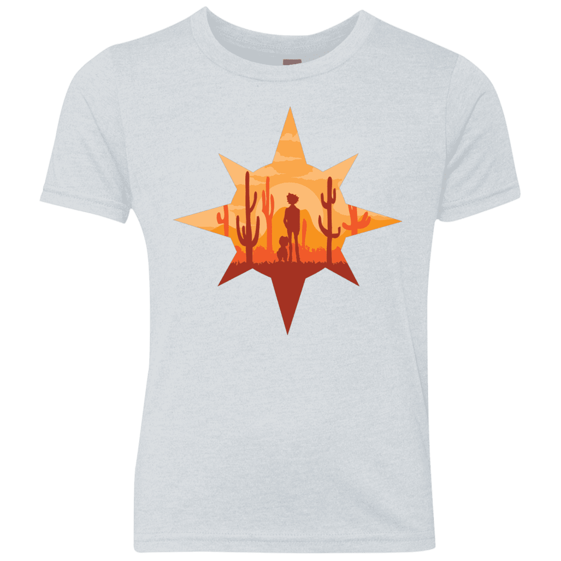 T-Shirts Heather White / YXS Courage Youth Triblend T-Shirt