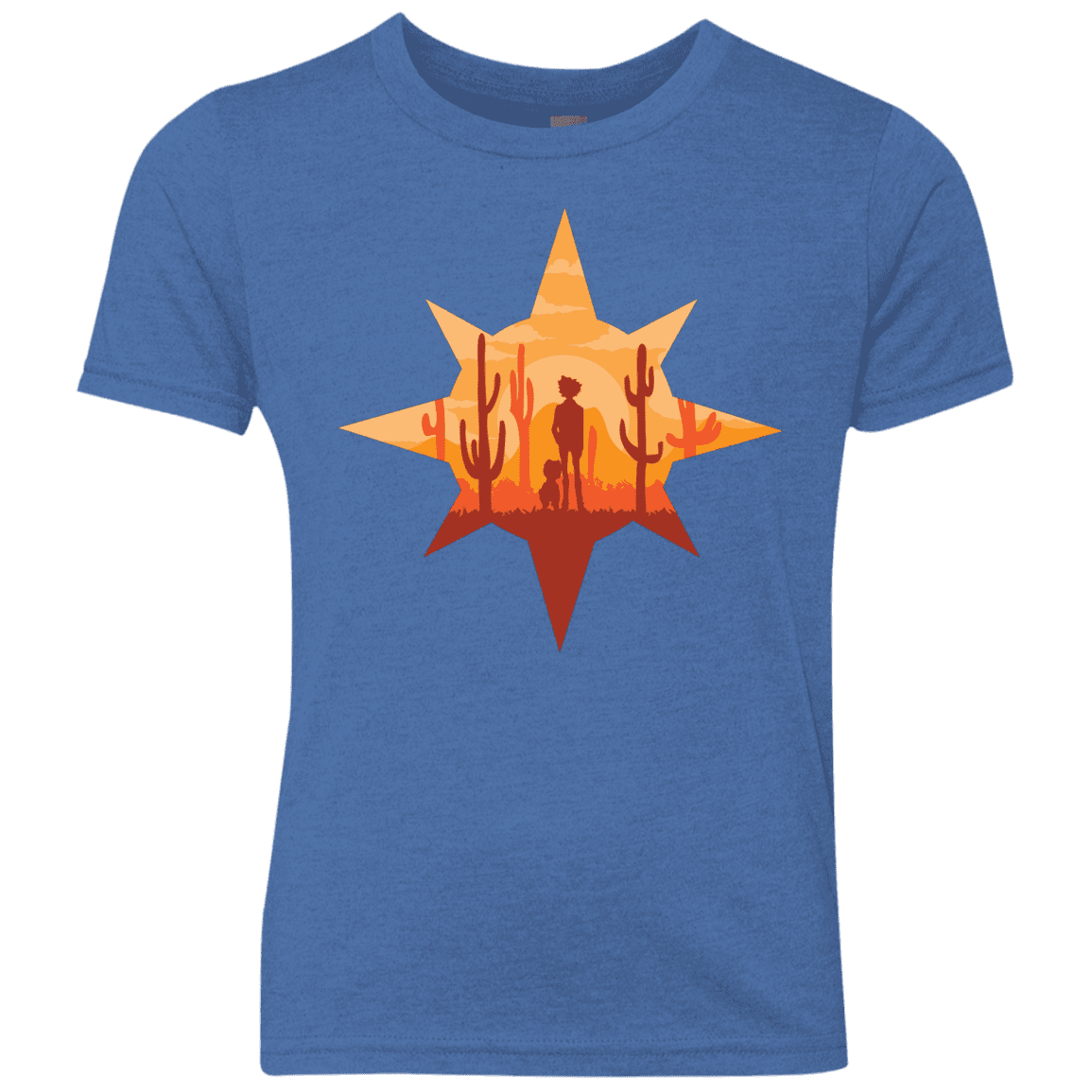 T-Shirts Vintage Royal / YXS Courage Youth Triblend T-Shirt