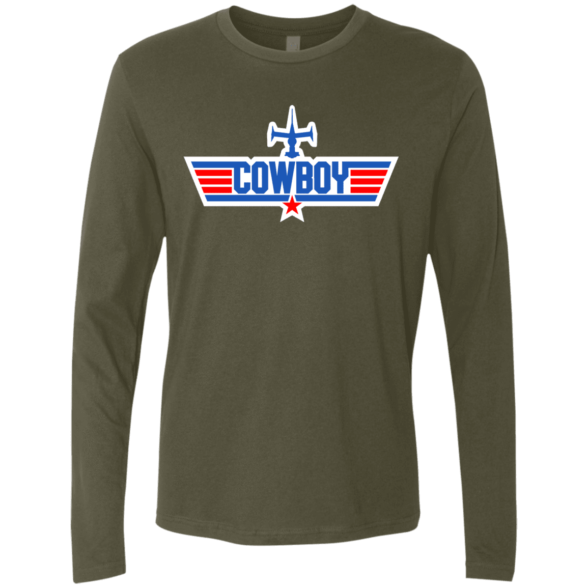 T-Shirts Military Green / S Cowboy Bebop Men's Premium Long Sleeve