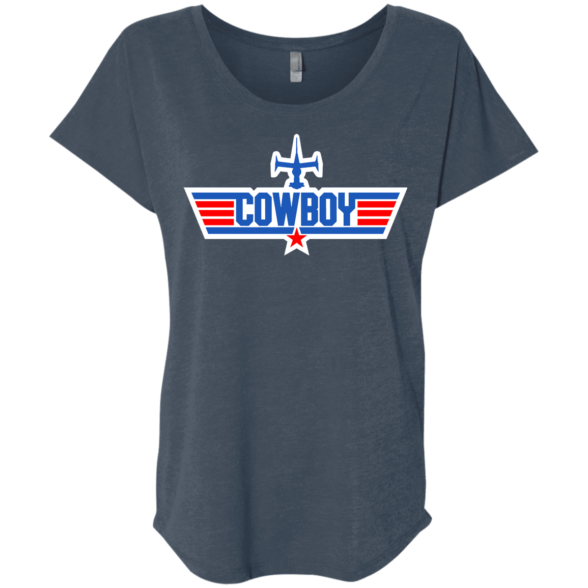 T-Shirts Indigo / X-Small Cowboy Bebop Triblend Dolman Sleeve