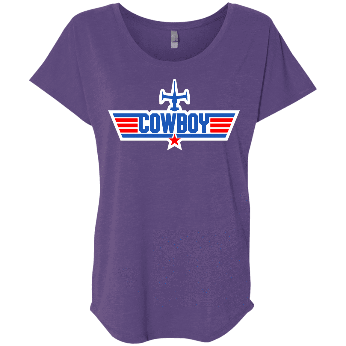 T-Shirts Purple Rush / X-Small Cowboy Bebop Triblend Dolman Sleeve