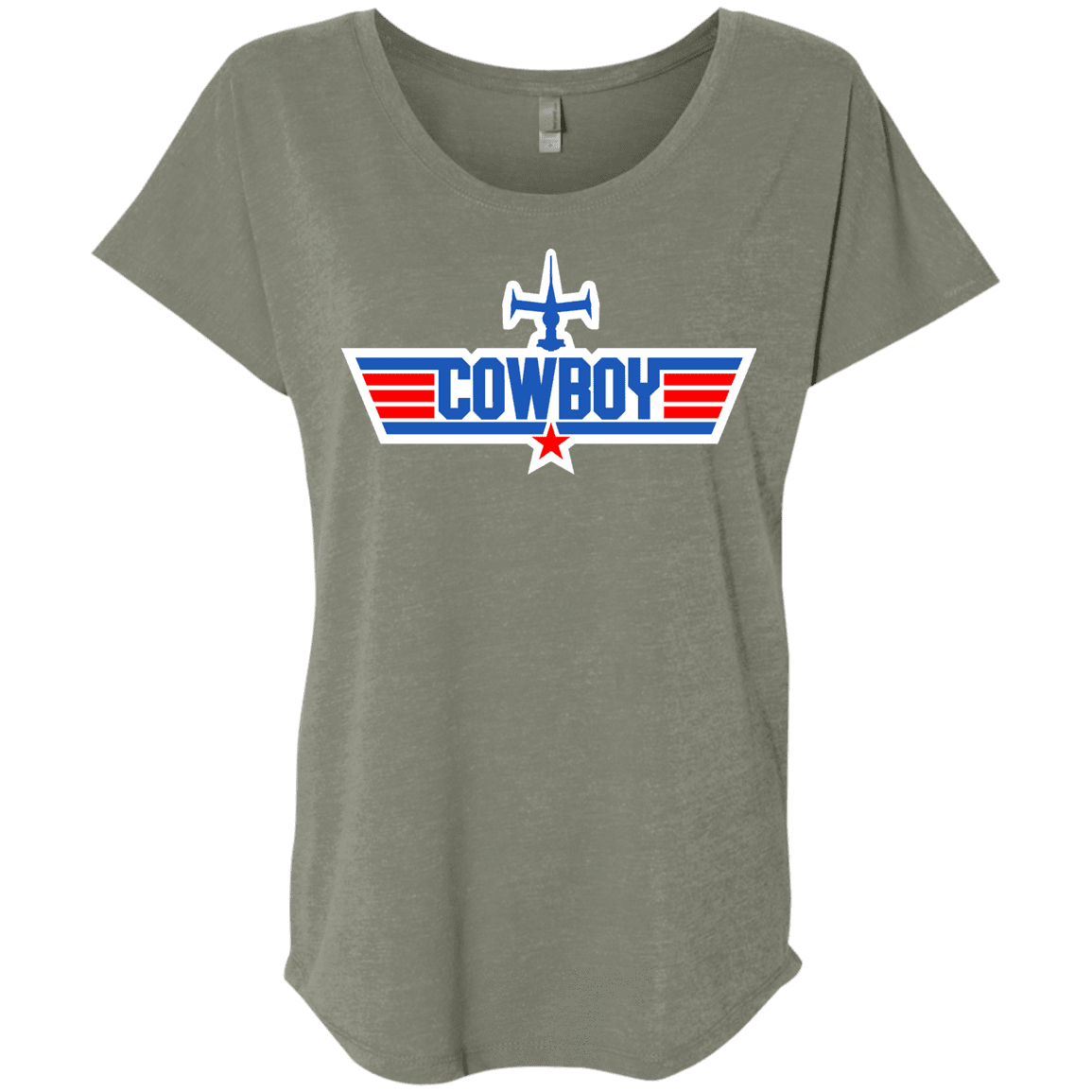 T-Shirts Venetian Grey / X-Small Cowboy Bebop Triblend Dolman Sleeve