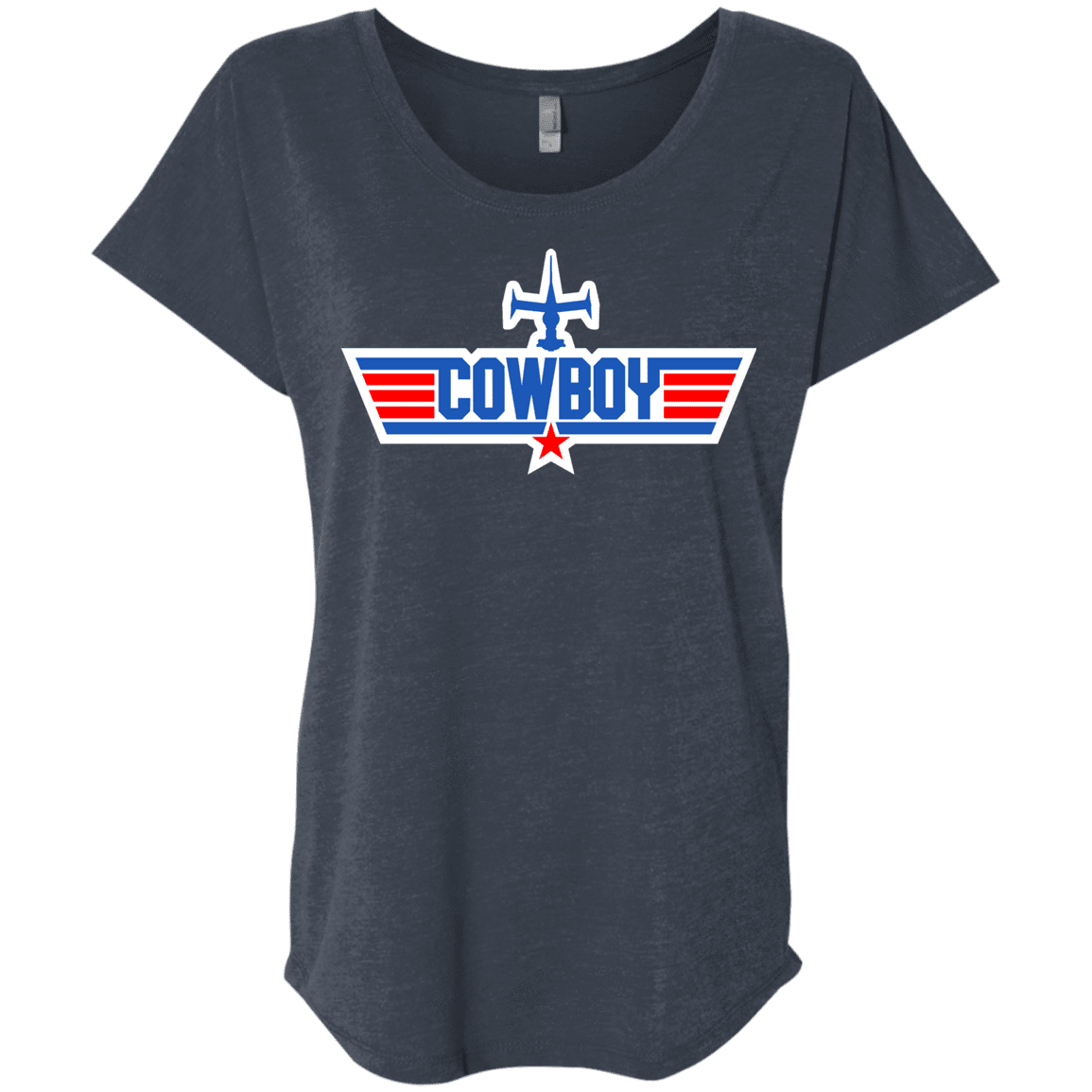 T-Shirts Vintage Navy / X-Small Cowboy Bebop Triblend Dolman Sleeve