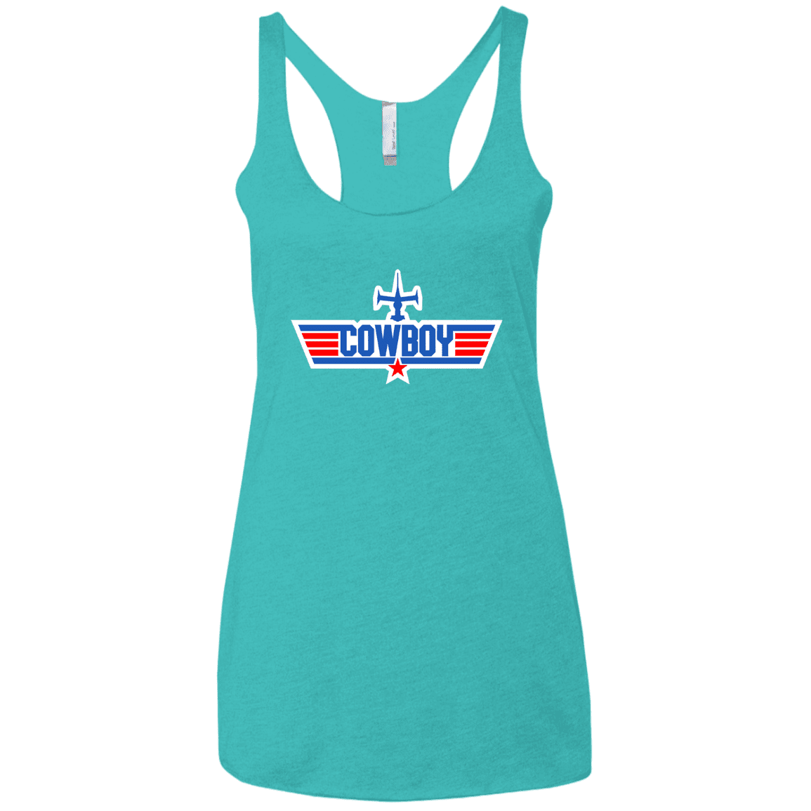 T-Shirts Tahiti Blue / X-Small Cowboy Bebop Women's Triblend Racerback Tank