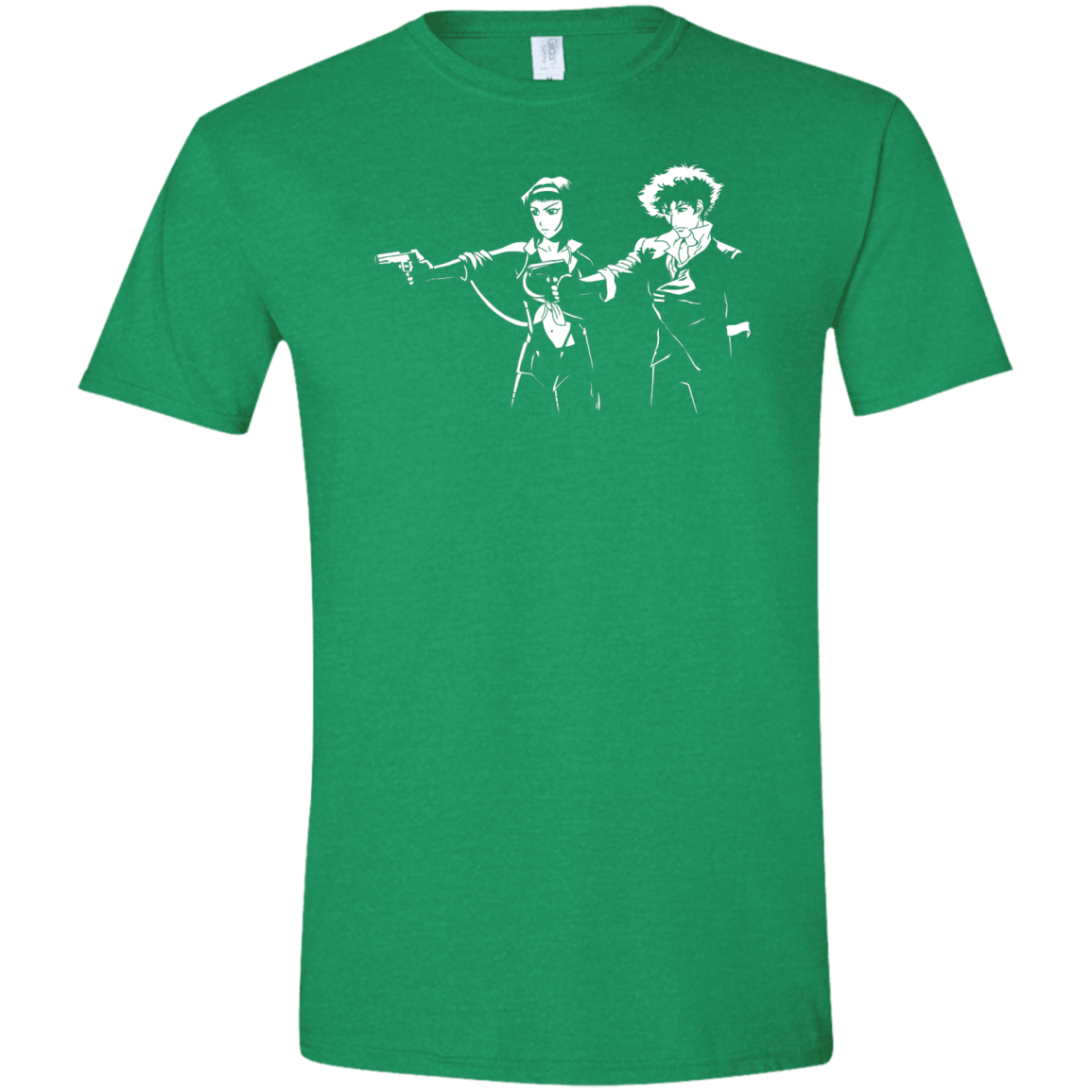 T-Shirts Heather Irish Green / S Cowboy Fiction Men's Semi-Fitted Softstyle