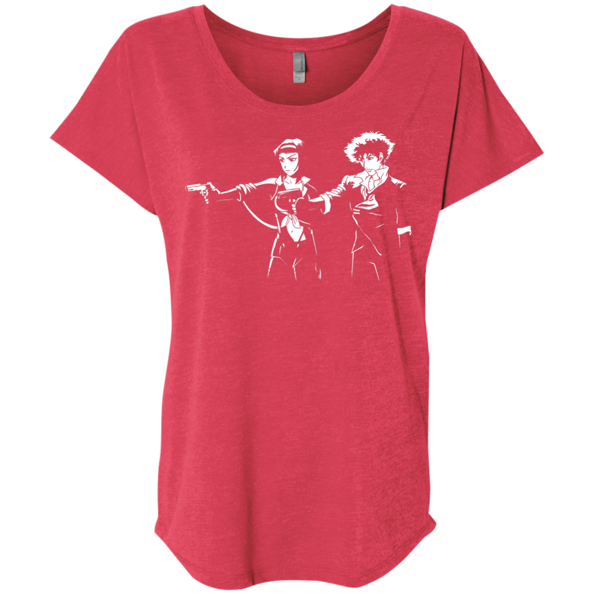 T-Shirts Vintage Red / X-Small Cowboy Fiction Triblend Dolman Sleeve
