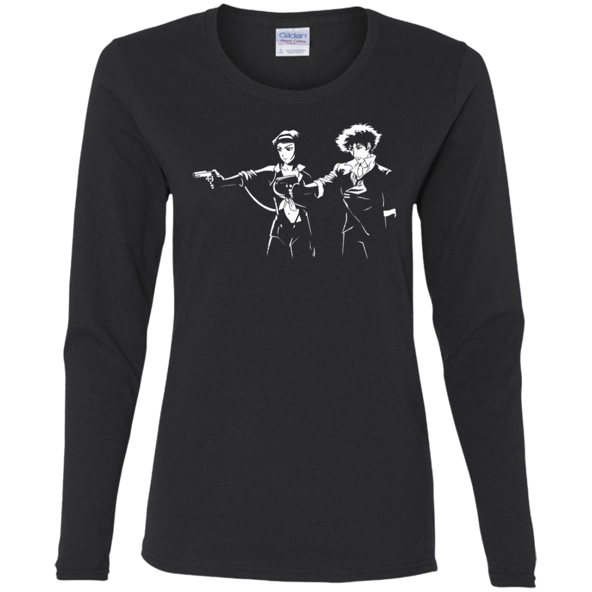 T-Shirts Black / S Cowboy Fiction Women's Long Sleeve T-Shirt