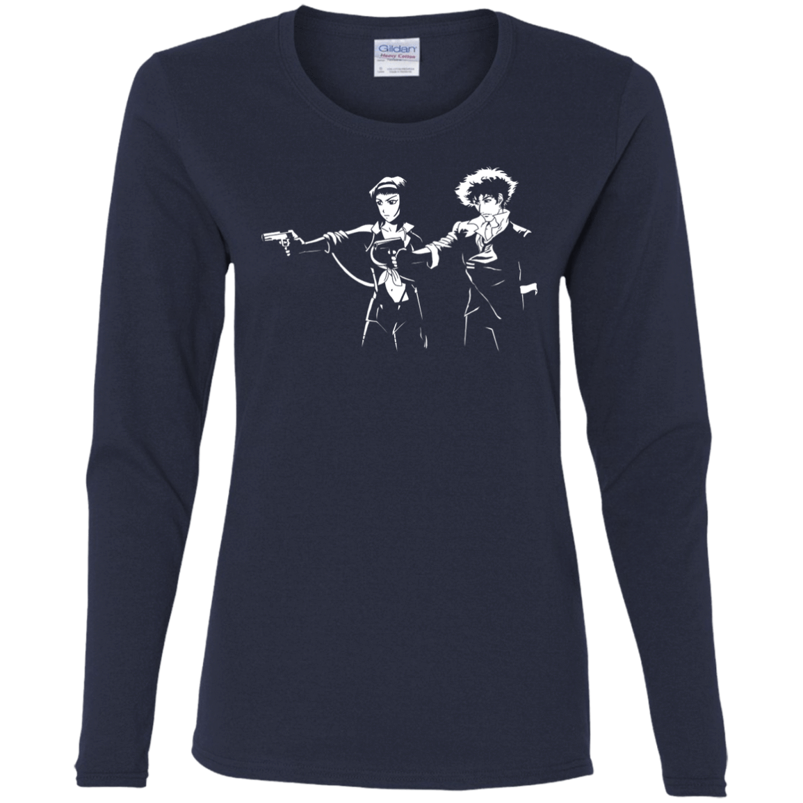 T-Shirts Navy / S Cowboy Fiction Women's Long Sleeve T-Shirt