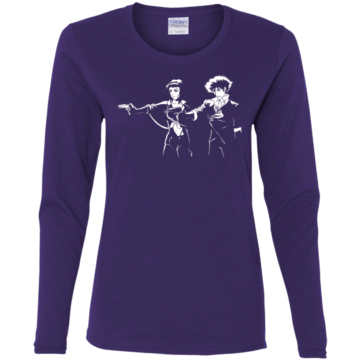 T-Shirts Purple / S Cowboy Fiction Women's Long Sleeve T-Shirt