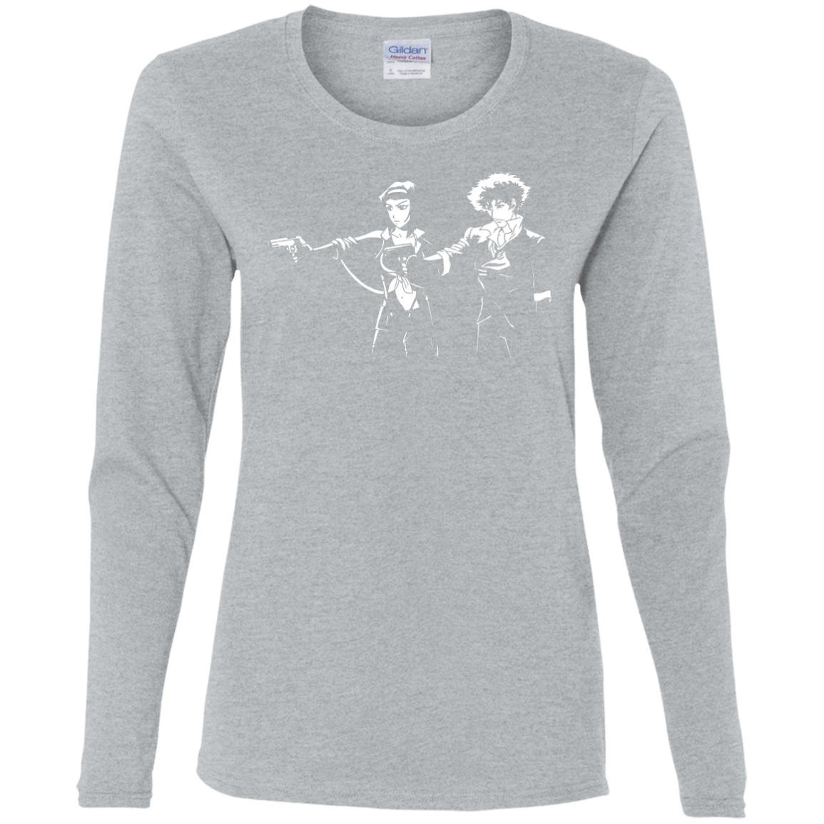 T-Shirts Sport Grey / S Cowboy Fiction Women's Long Sleeve T-Shirt