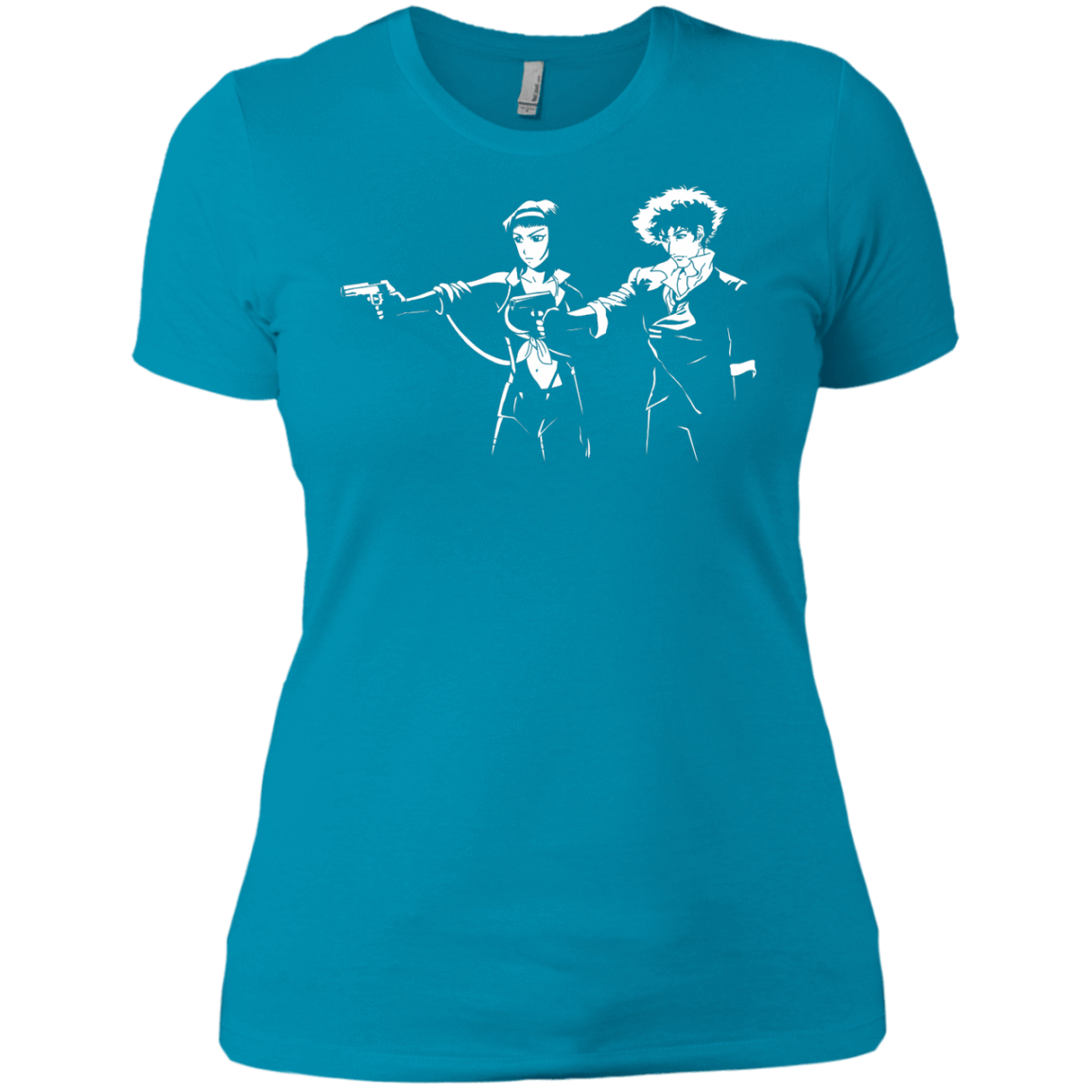 T-Shirts Turquoise / X-Small Cowboy Fiction Women's Premium T-Shirt