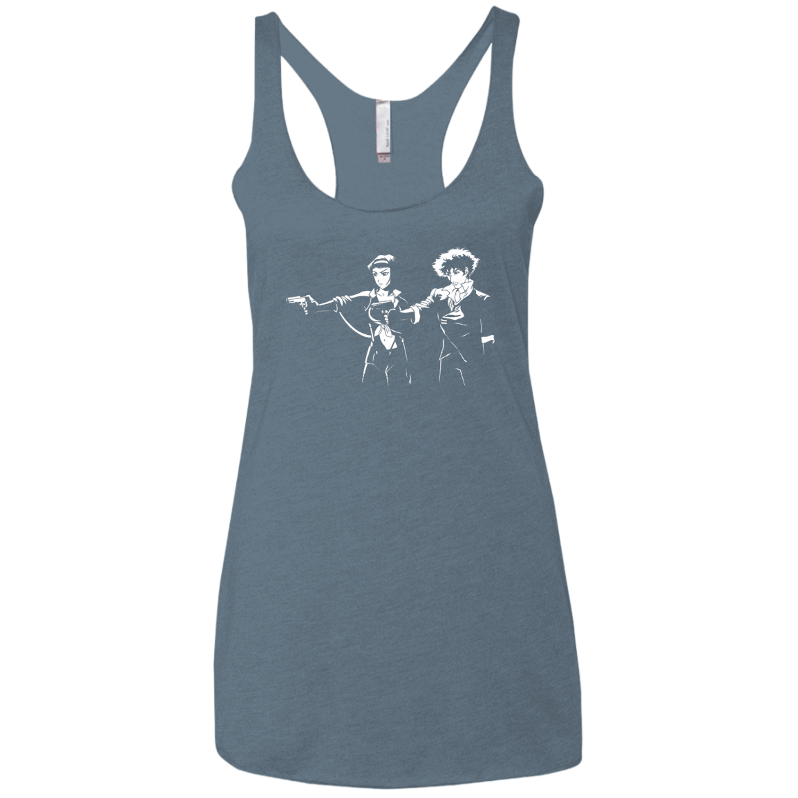 T-Shirts Indigo / X-Small Cowboy Fiction Women's Triblend Racerback Tank