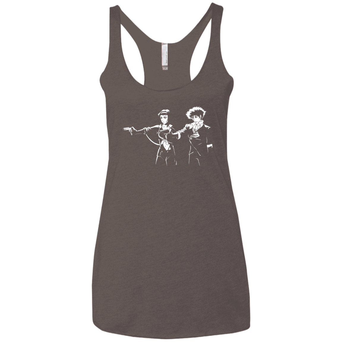 T-Shirts Macchiato / X-Small Cowboy Fiction Women's Triblend Racerback Tank