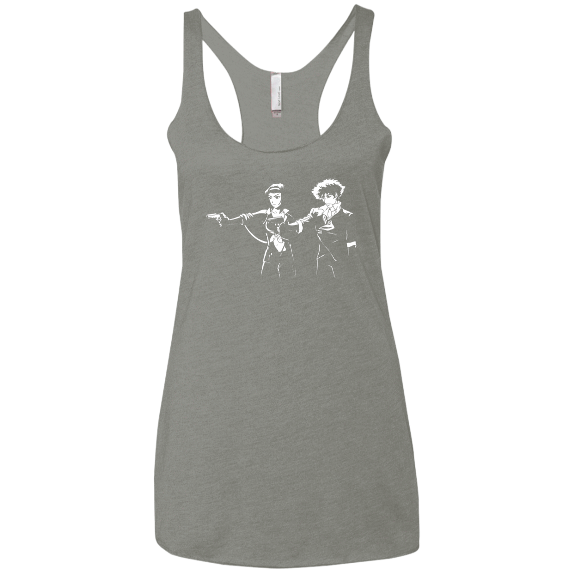 T-Shirts Venetian Grey / X-Small Cowboy Fiction Women's Triblend Racerback Tank