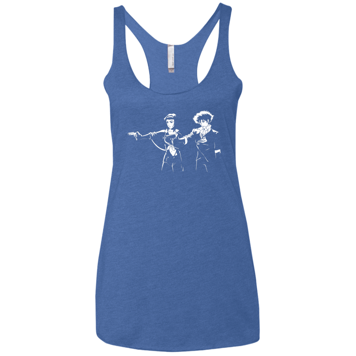 T-Shirts Vintage Royal / X-Small Cowboy Fiction Women's Triblend Racerback Tank